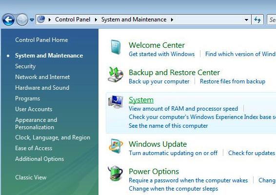 Windows Vista Windows 7 Go to the Control Panel and double