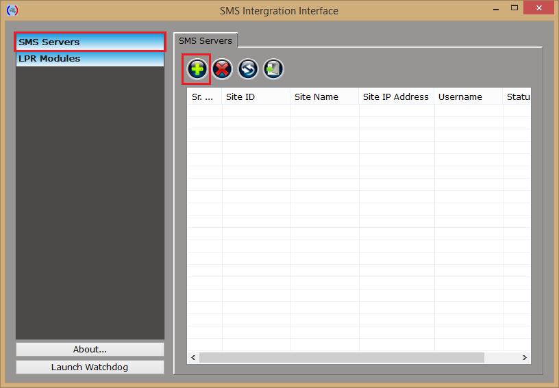 Configuring SMS Integration Interface Application 1.