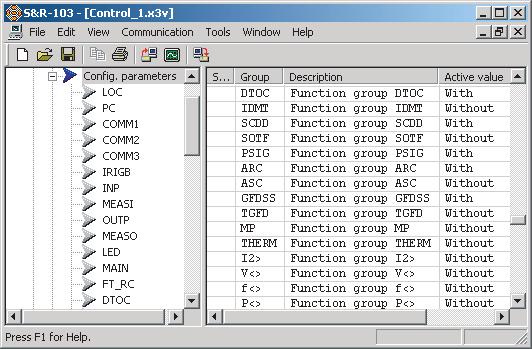 MAIN FUNCTIONS Main functions are autonomous function groups and can be individually configured or disabled to suit a particular application.