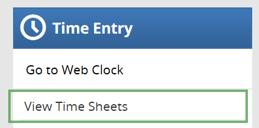 Customizing the Dashboard EmpCenter supports the following Time and Attendance dashboard customization