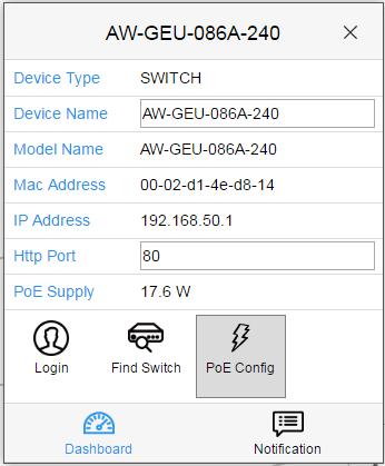 The Auto Checking function intermittently examines the status of powered devices, and report disconnection issue when the powered device cannot be reached.