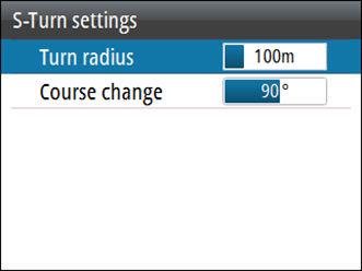 Quick menu in NoDrift mode From the Quick menu in NoDrift mode you can change the track response, rudder parameters and set manual speed. Activate the Quick menu by a short press on the MENU key.