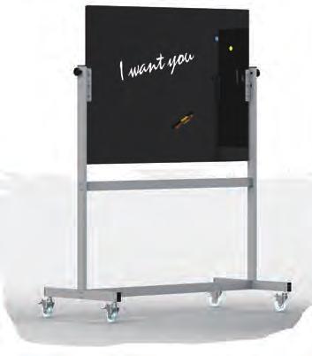 White board series include lacquered steel