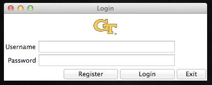 method is responsible for arranging and initializing your GUI for the Login window.