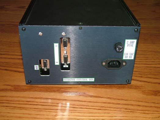 A control box will be provided with the instrument if necessary. 3.