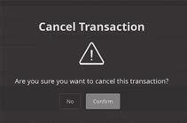 34 Canceling Transactions The Online Activity shows all pending transactions that have not posted to your account. You can also cancel pending transactions up until their process date.