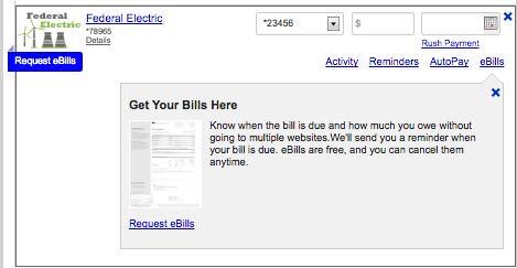 it all right here and never miss a payment! 4 3. Click on the icon or ebills link.