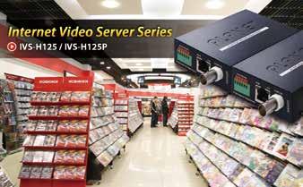 It provides an easy and high quality solution to integrate analog CCTV cameras into the IP-based video surveillance system.