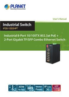 3at PoE+ + 2-Port Gigabit TP/SFP combo Ethernet Switch,