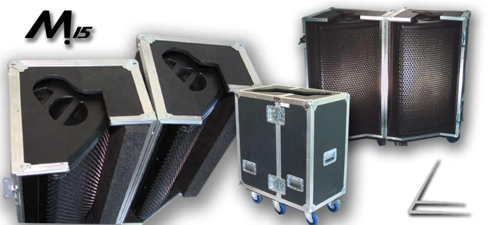 Section 7.0 Accessories: Custom Flight Case The M-15 comes with an optional heavy duty flight case.