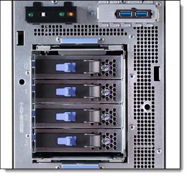Internal drives Models of the x3100 M5 with the compact tower form factor (and either a 300 W or a 350 W fixed power supply) support up to four 3.