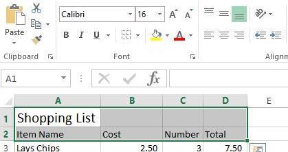 To use AutoSum: 1. Highlight the cells in the range you want to add (D3 through D9). 2. While the cells are still highlighted left-click the AutoSum symbol in the top right part of the ribbon.