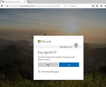 Sign-in using your Office 365 sign-in and windows password.