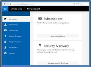 3. Click on Security and Privacy and then Additional security