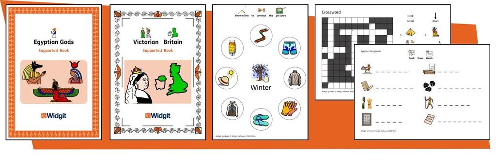 Resource Packs Widgit produce a range of symbol-supported learning materials and symbol stories, including extensive topic-based packs 'ready to go' for special and