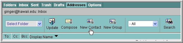 addresses such as fred_jones@unix21.philadelphia.pennsylvania.edu. The Web Mail address book also allows you to create private mailing lists.
