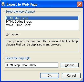 Read&Write 8.1 Gold Using the Fact Mapper Exercise 7 Exporting fact maps In this exercise you ll learn how to export a fact map to an MS Word document and an HTML web page. 1.