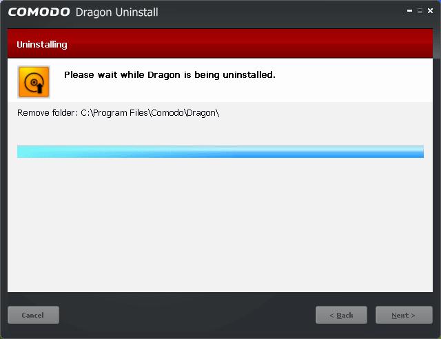 ...and on completion, the 'Finish' dialog will be displayed.