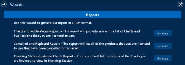 Generating Reports The following reports can be generated within the application. 4. A PDF document will be generated, which will automatically open in a PDF Reader.
