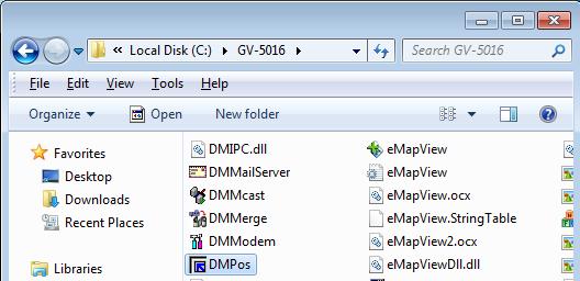 3 Getting Started 8. Go to the system folder and locate DMPOS.exe. Figure 3-45 9. Run DMPOS.exe. This dialog box appears. Figure 3-46 10.