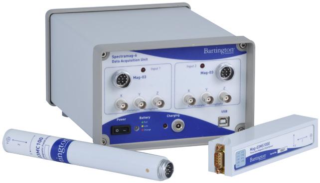 Data Acquisition and Conditioning Units Spectramag-6 Data Acquisition Unit This portable six-channel 24-bit data acquisition unit is designed for simultaneous collection and analysis of magnetic