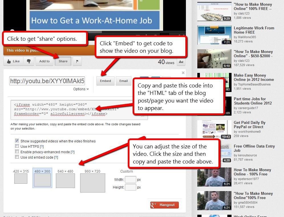 Bonus: You can generate Adsense income from your videos. Click the "Monetization" option to add your account.