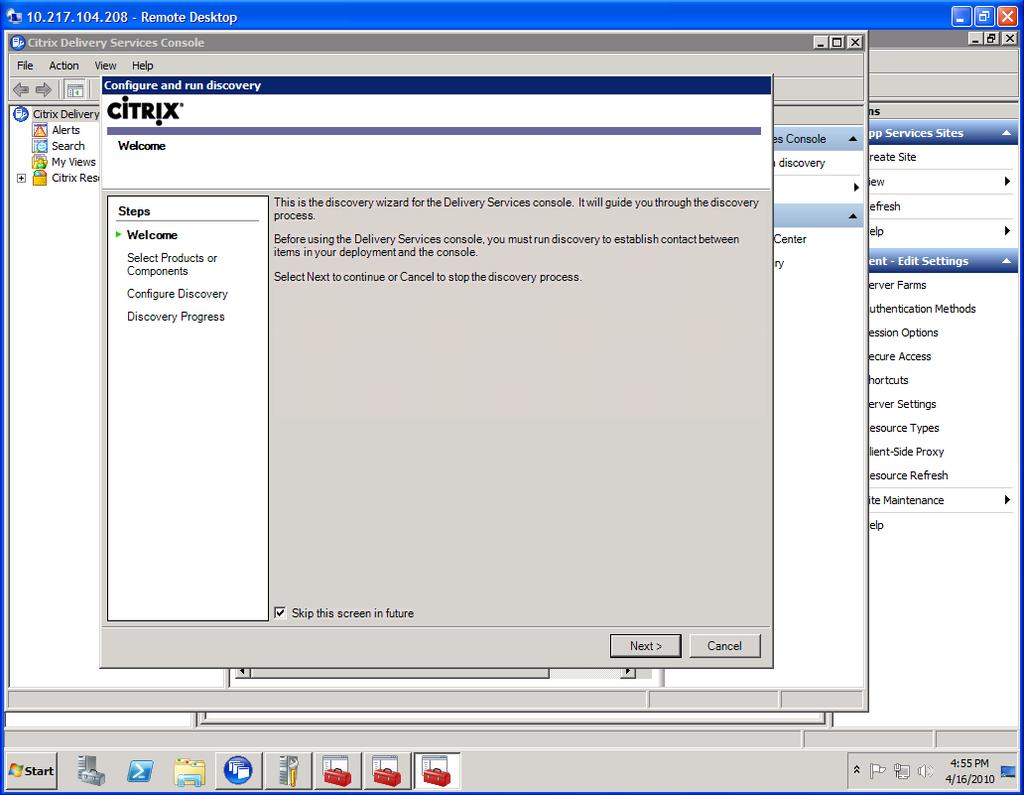 Citrix Delivery Controller: Configure and run