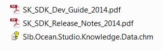 Studio SDK The Studio SDK directory contains the following folders: Documentation The Documentation directory contains documentation for the Studio Knowledge SDK, including the following files: The