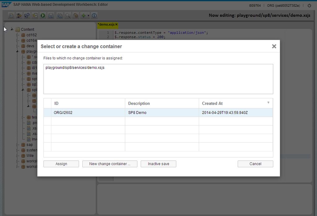 Change Tracking Automatic recording of object changes now integrated into the Save functionality of the
