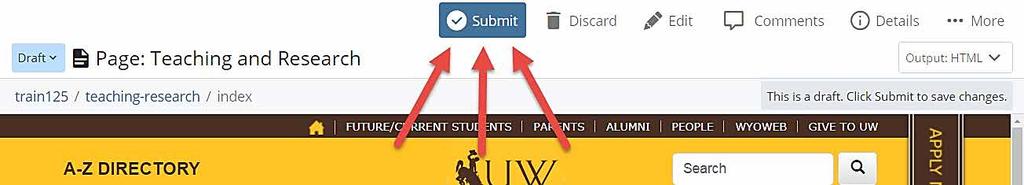 ADD CONTACT INFORMATION College/Department contact information can be added, which will appear in the bottom-left corner of the web page (except if using the College-Department Advanced template,