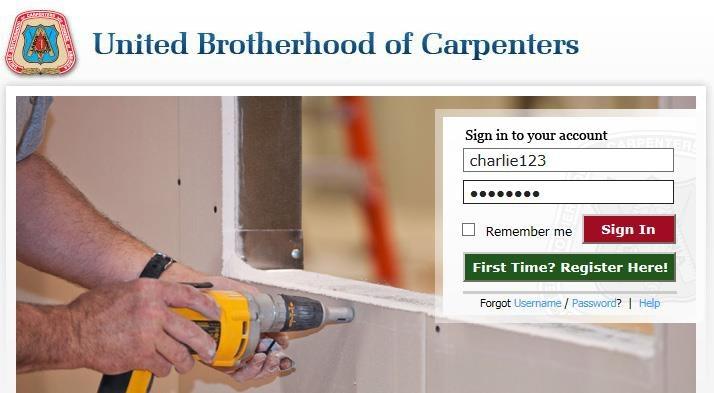 Email #2 Sample This message contains the temporary password for your Carpenters.org Members Site account.