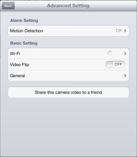 Wi-Fi Setup 1. Click to start configuring your camera for wireless operation. 2.