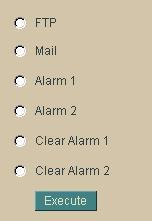 Trigger You can send an image or output a trigger to control the alarm output, using Trigger section on the main page.