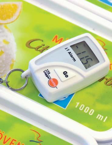 21 Monitor temperature Small and practical testo 174 The testo 174 mini datalogger is ideal for accompanying transports as it can unobtrusively monitor temperature fluctuations non-stop.