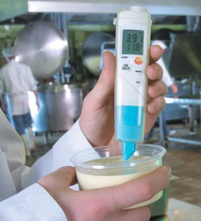 31 Compact ph tester For liquids testo 206 ph1 The ph measuring instrument for fast checks on liquids.