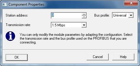 Examples 3.2 OPC application for PROFIBUS DP 4. Check whether the settings of the module match the local configuration. 5. Confirm the configuration with "OK".