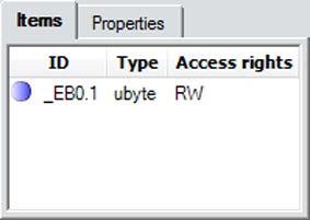 Examples 3.2 OPC application for PROFIBUS DP 3. Click "\DP:" > "CP 5613" > "Slave 018" > "_A" in the navigation panel. 4. Select the "_QB0.1" item in the information area and drag it to the view area.