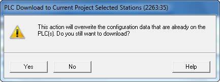 Examples 3.3 Unspecified S7 connection from a PC application 3.3.4.3 Downloading the project engineering configuration Follow the steps below: 1.