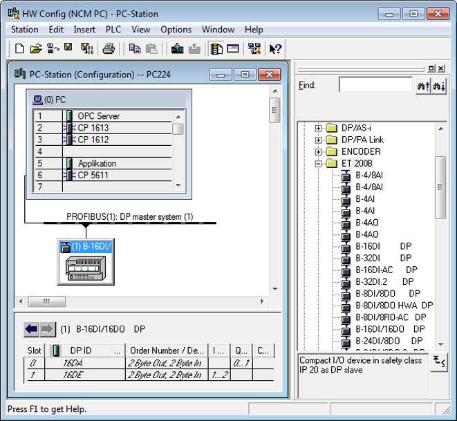 4.2 SIMATIC NCM PC project engineering tool