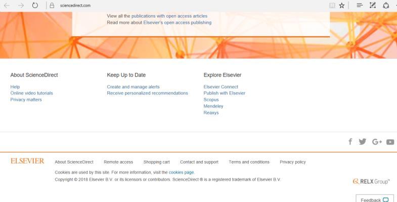 15 5. Key features Access ScienceDirect anytime anywhere Whether you're on your laptop or tablet, at home or on the road, on campus or off, you can keep your research going by registering today for