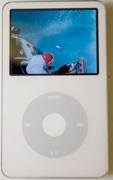 abstraction in an ipod: You understand its external behavior (buttons,