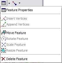 Changing Attributes for a Feature 1. Activate the Select Tool. 2. Click on the feature that you just placed. 3. It will be selected (indicated by a nearly imperceptible dashed bounding box). 4.