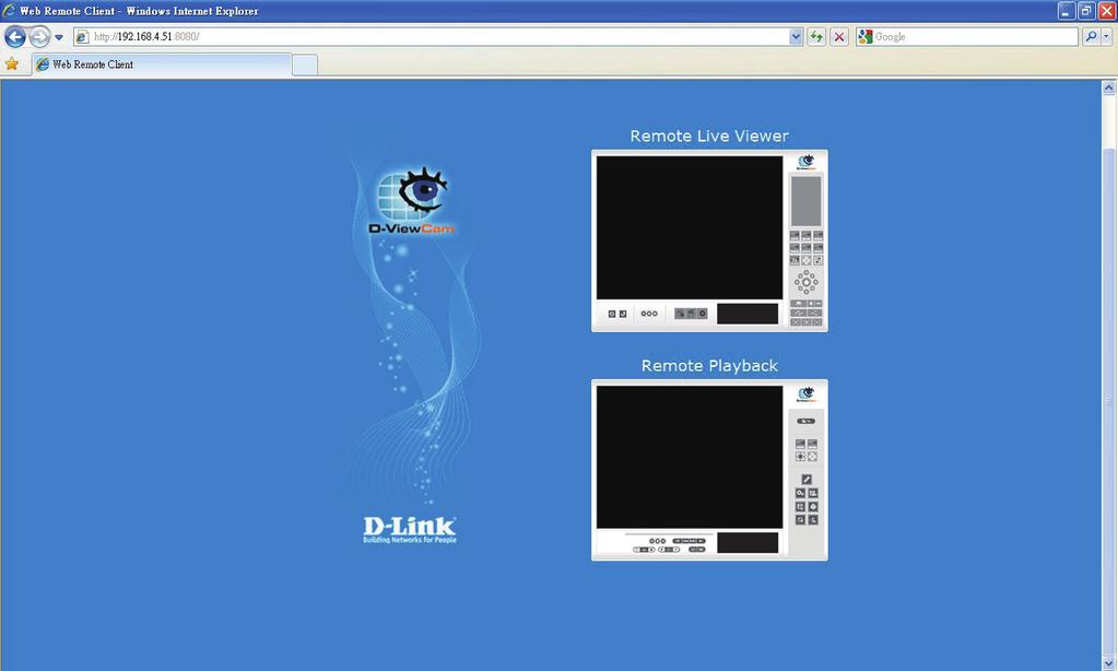 Web View With the Web-based Remote Live Viewer, remote users may watch one real-time video channel per server from up to 64 remote live streaming servers.