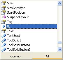 In the Form Load event for Form1, add the following line: tb = Textbox1 When Form1 loads, the textbox called Textbox1 will be assigned to the tb variable. Now Textbox1 can be seen by frmsecond.