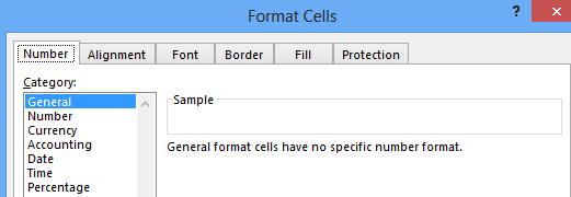 Exercise 55 - Format Cells Knowledge: Cells can be formatted in a number of ways. Formatting cells in a worksheet improves its appearance and makes it easier to read and use.