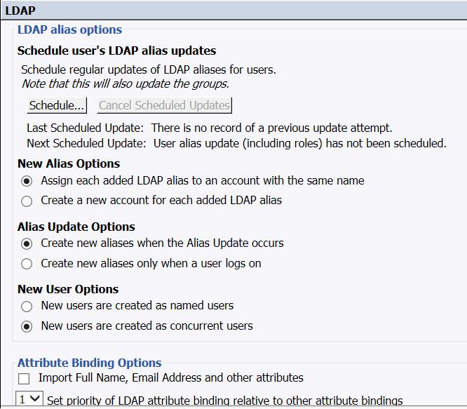 7 13. Select the On-demand LDAP Update as shown in the following image and click Update to complete the integration. 14.