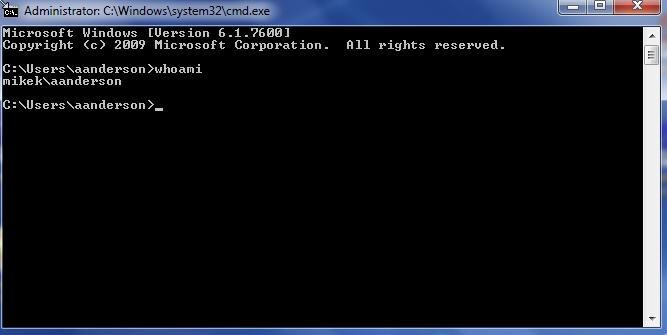 6) For this example, the current logged on Windows user is aanderson. The user aanderson must manually be added to the CardAccess 3000 Operators screen (Refer to figure 4).