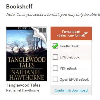 You can Return the Title at this time too, however once you download an ebook you may be able to return it through your