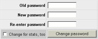 3.2 Change Password In this section, you can change the user password for the user with which you log onto the Confixx interface and with which you log on with an FTP program.
