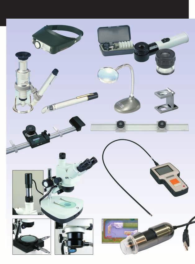 Magnifiers / Microscopes / Glass rulers Stereo microscopes / Video microscopes / Endoscopes C13.000*.